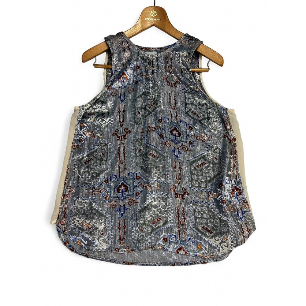 HD Printed Sleeveless Tank Top Blouse Sz S